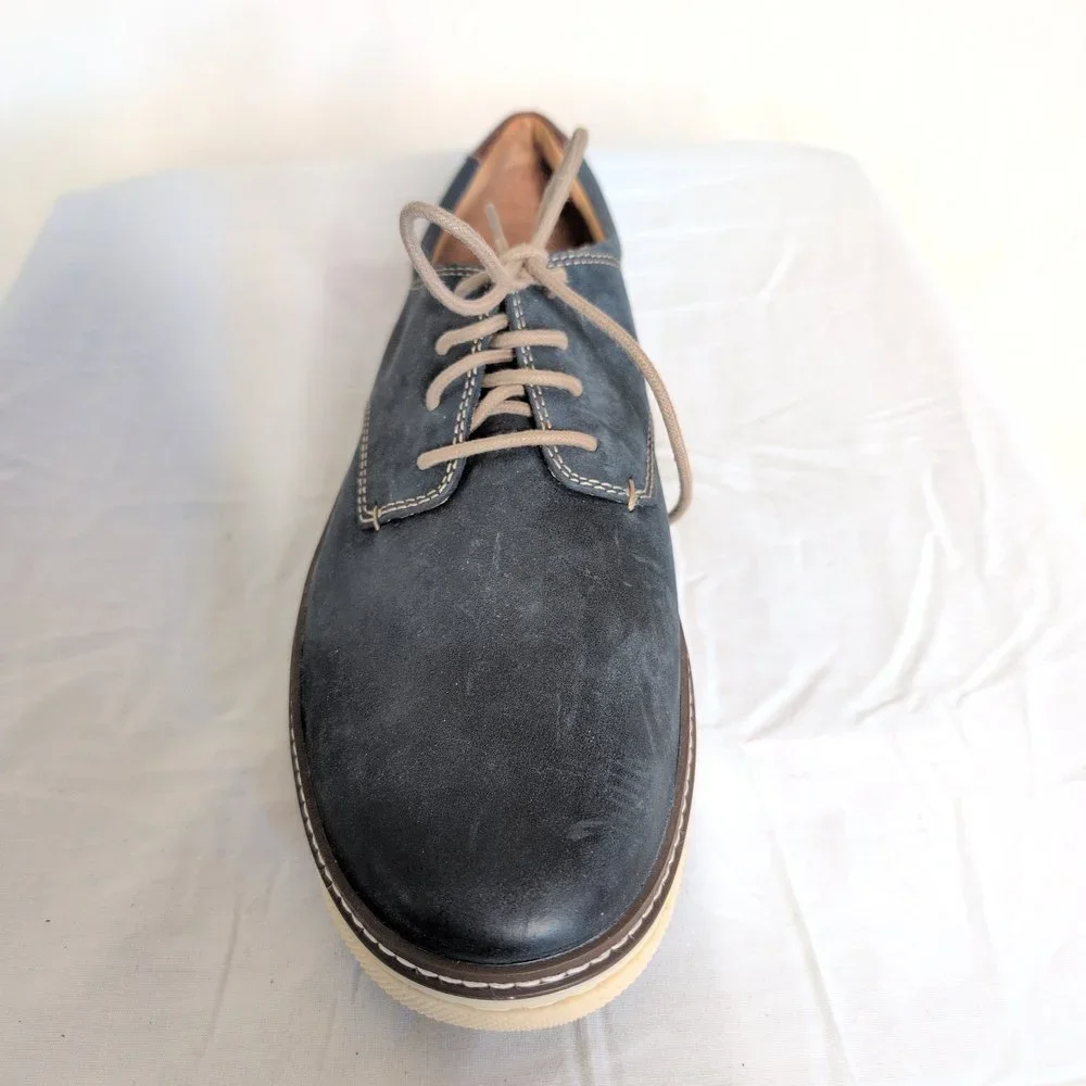 J&M‎ Men's Blue Derby Oxfords Size 11